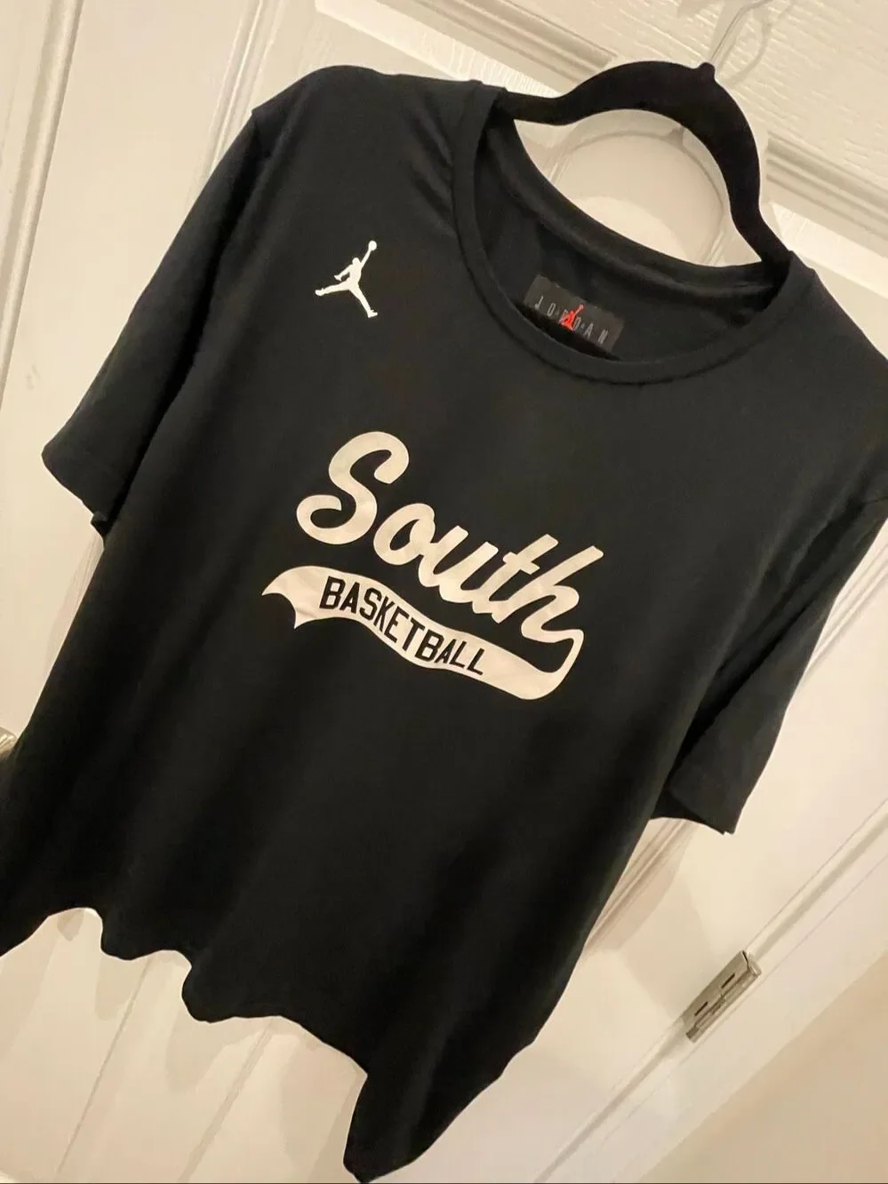 Jordan South Basketball T-Shirt Black XL Jumpman Graphic